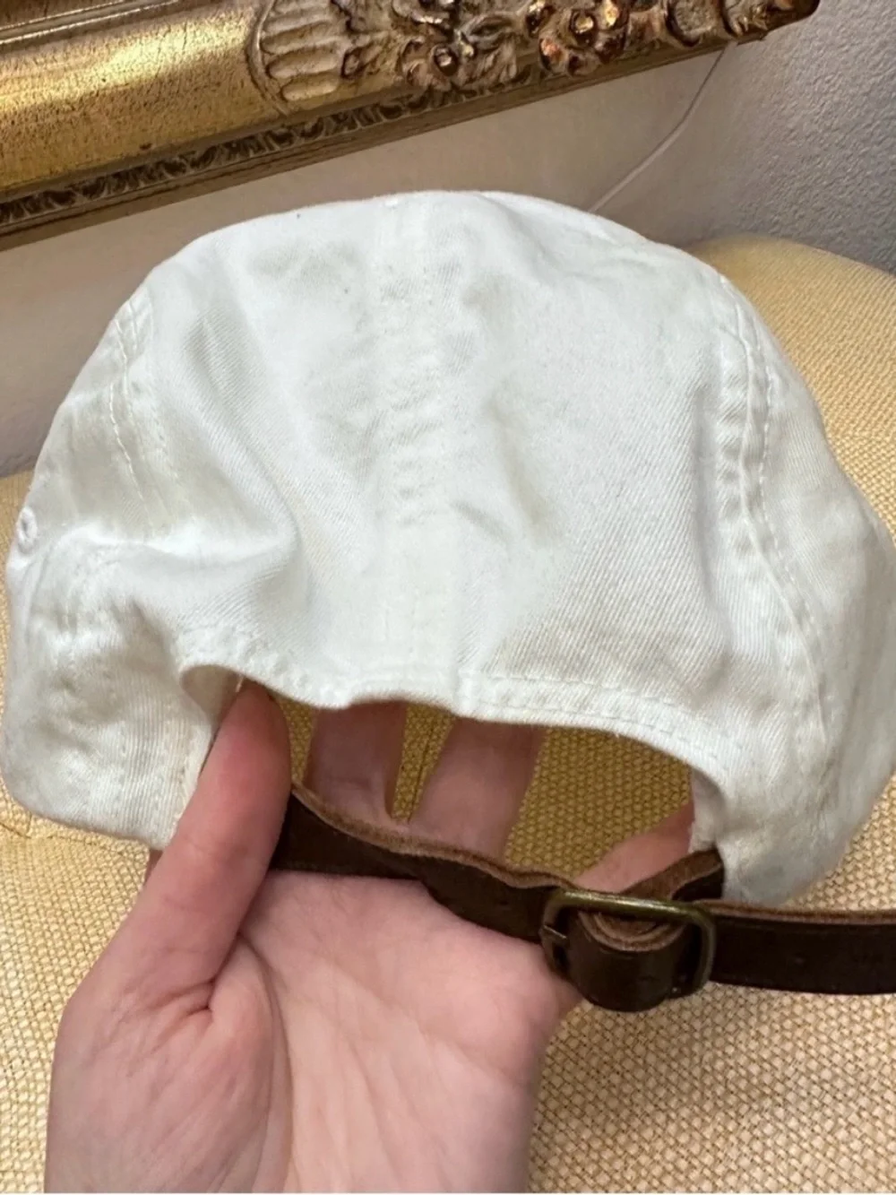 Supreme White Cap with Red Box Logo